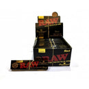 RAW BLACK CONNOISSEUR CLASSIC KING SIZE SLIM ROLLING PAPERS + TIPS
