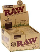 Raw Organic Connoisseur King Size Slim Papers + Tips 24