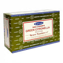 Satya Green Citronella Incense 12 Pk