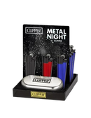 Clipper Metal Flint Metal Night Lighter 12PK