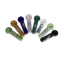 CLEARANCE! Glass Smoking Pipe 10cm 2pcs
